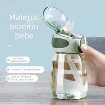 Cupă de ventuză pentru bebeluși, de calitate alimentară, specială pentru femei însărcinate și femei materne, cu cântar, cană de plastic portabilă simplă pentru studenți și copii