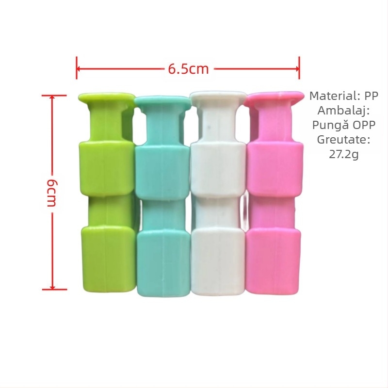 Clemă rezistentă la umiditate pentru gustări, clemă pentru pâine, clemă pentru conservarea pungilor de plastic, clemă de etanșare pentru lapte praf, clemă de presare pentru etanșare, instrument de etanșare