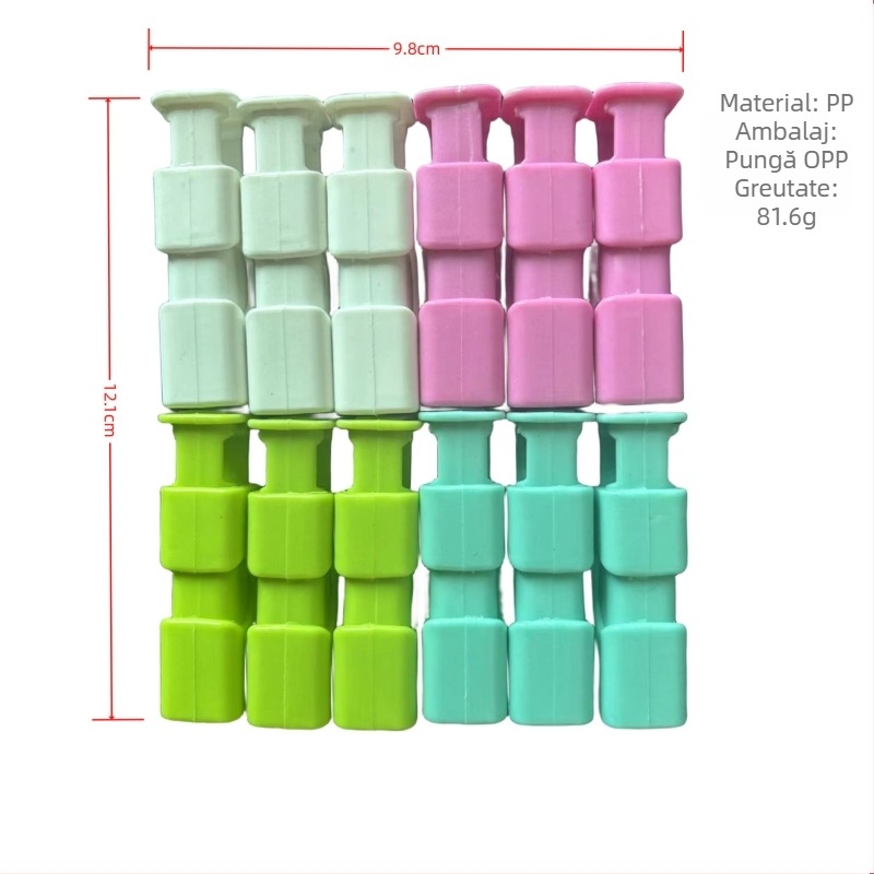 Clemă rezistentă la umiditate pentru gustări, clemă pentru pâine, clemă pentru conservarea pungilor de plastic, clemă de etanșare pentru lapte praf, clemă de presare pentru etanșare, instrument de etanșare