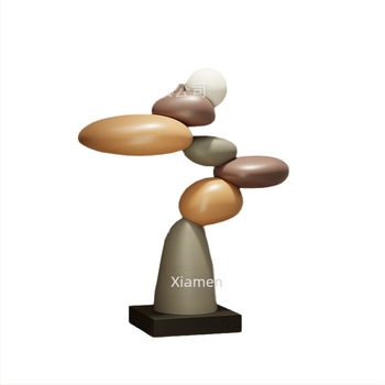 [Lemon Home] Dulap TV pentru sufragerie, ornamente mari, lumină, lux, timp pentru alergare, artă avansată