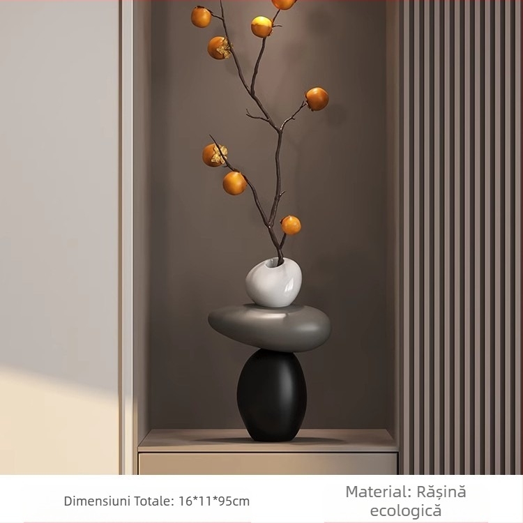 [Lemon Home] Dulap TV pentru sufragerie, ornamente mari, lumină, lux, timp pentru alergare, artă avansată