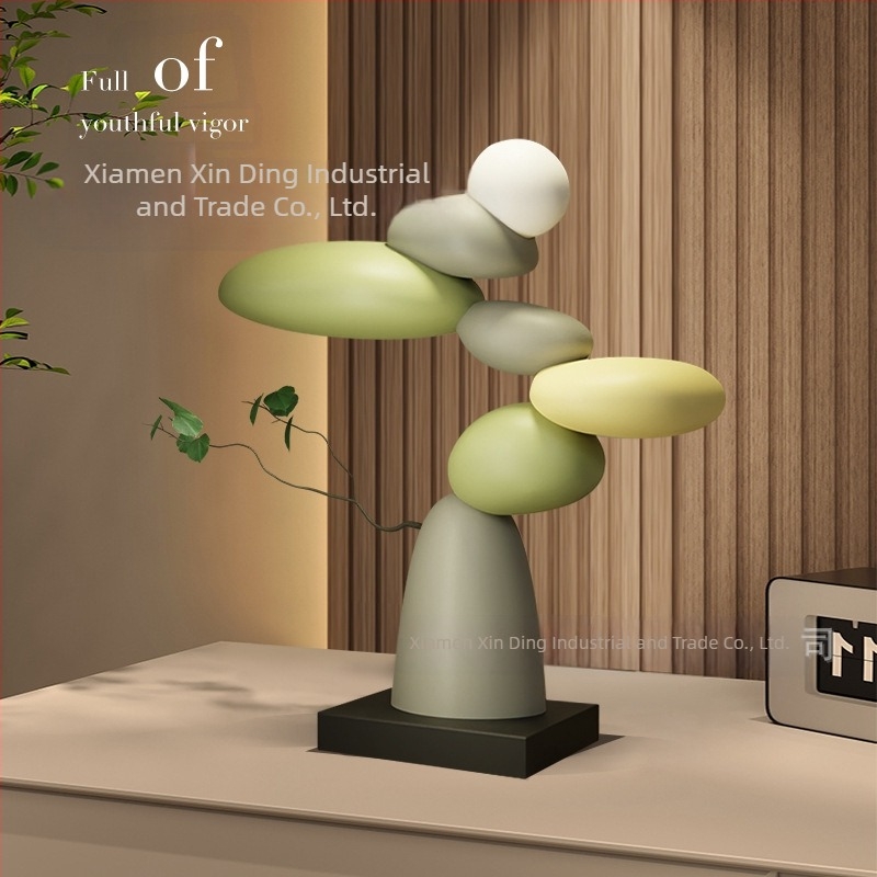 [Lemon Home] Dulap TV pentru sufragerie, ornamente mari, lumină, lux, timp pentru alergare, artă avansată