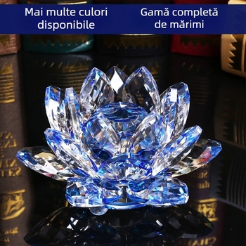 Cristal sticlă Lotus Ornament telefon mobil ochelari bijuterii Counter decorațiuni creative acasă consumabile chinezești