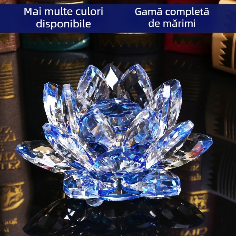 Cristal sticlă Lotus Ornament telefon mobil ochelari bijuterii Counter decorațiuni creative acasă consumabile chinezești