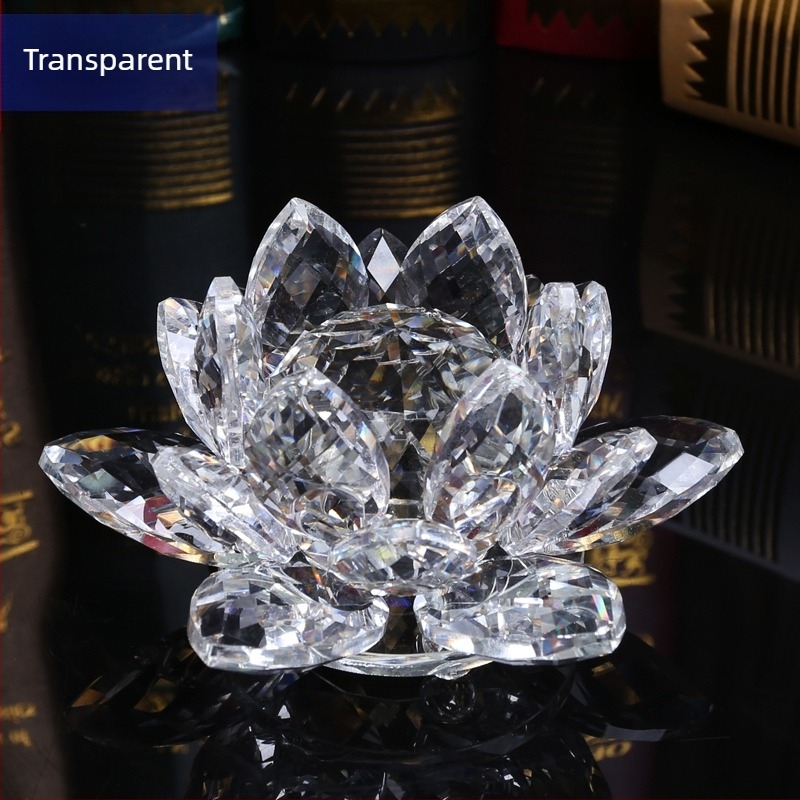 Cristal sticlă Lotus Ornament telefon mobil ochelari bijuterii Counter decorațiuni creative acasă consumabile chinezești