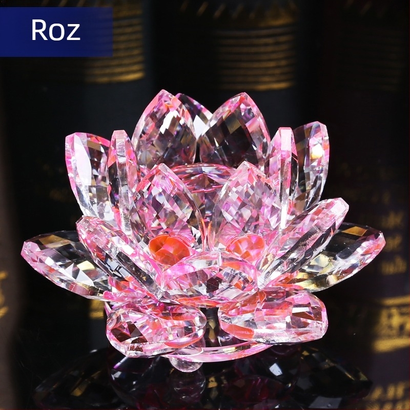 Cristal sticlă Lotus Ornament telefon mobil ochelari bijuterii Counter decorațiuni creative acasă consumabile chinezești