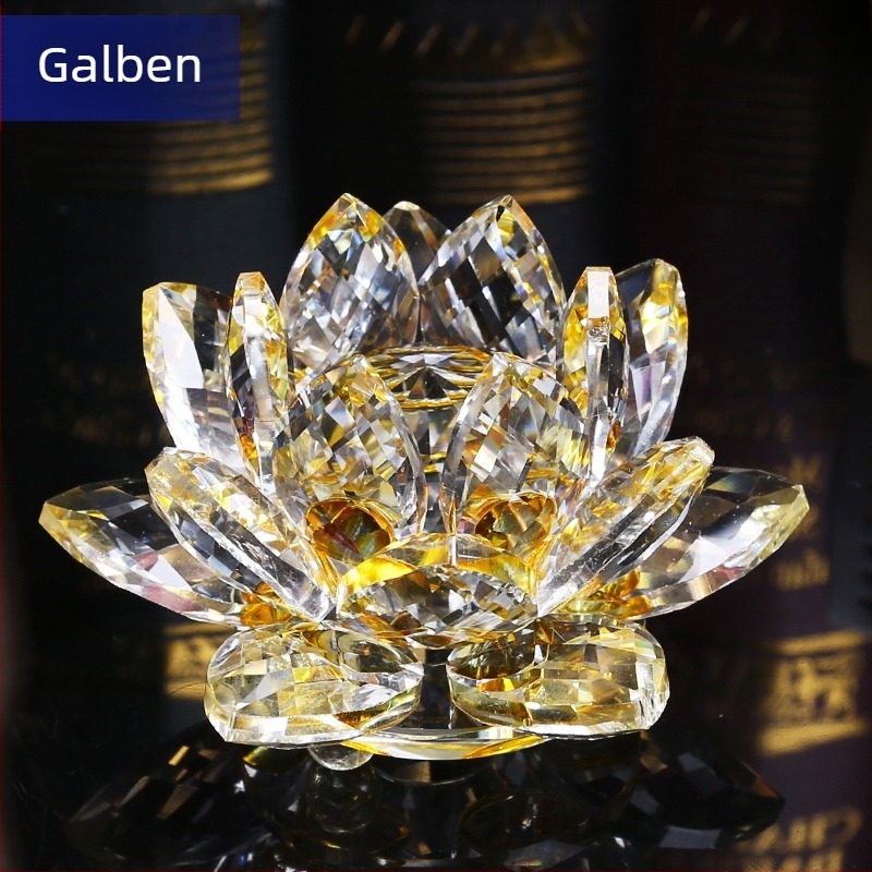 Cristal sticlă Lotus Ornament telefon mobil ochelari bijuterii Counter decorațiuni creative acasă consumabile chinezești
