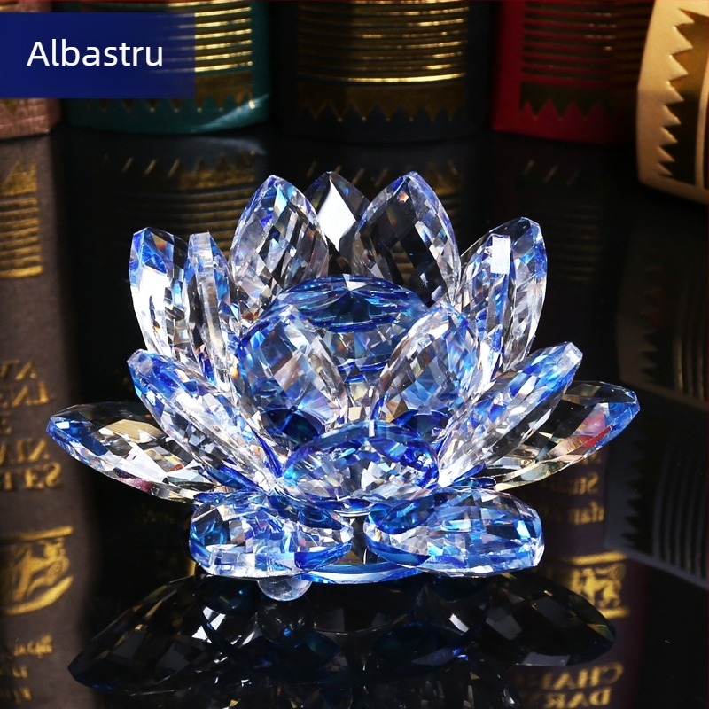 Cristal sticlă Lotus Ornament telefon mobil ochelari bijuterii Counter decorațiuni creative acasă consumabile chinezești