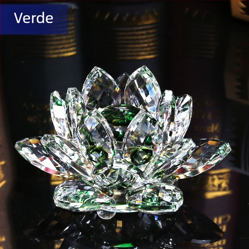 Cristal sticlă Lotus Ornament telefon mobil ochelari bijuterii Counter decorațiuni creative acasă consumabile chinezești