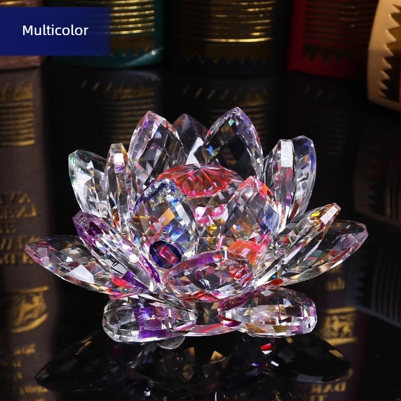 Cristal sticlă Lotus Ornament telefon mobil ochelari bijuterii Counter decorațiuni creative acasă consumabile chinezești