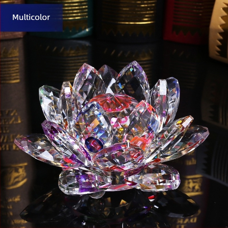 Cristal sticlă Lotus Ornament telefon mobil ochelari bijuterii Counter decorațiuni creative acasă consumabile chinezești
