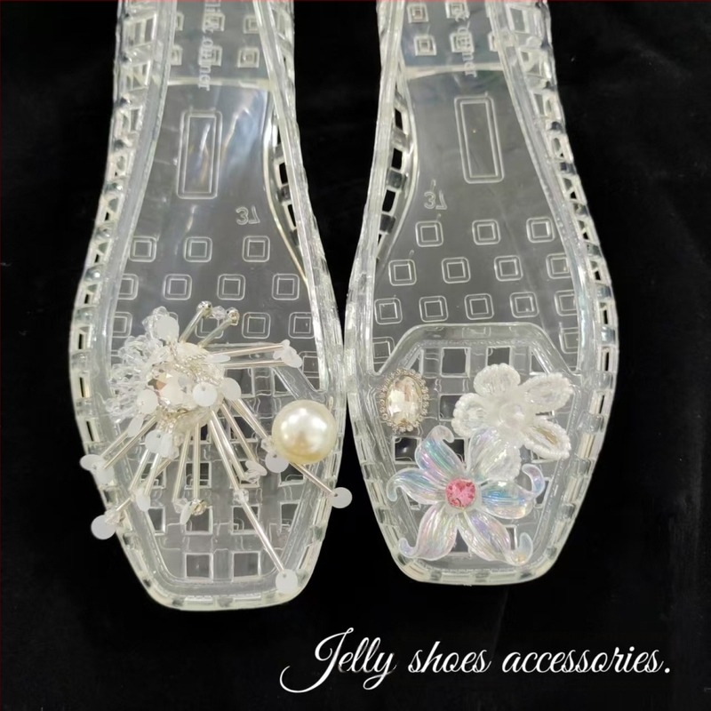 Pantofi crocodil Pantofi cu cristale Pantofi cu jeleu Pantofi crocodil Flori Pantofi cu jeleu Flori decorative pentru pantofi Accesorii DIY Flori pentru pantofi Catarame pentru pantofi