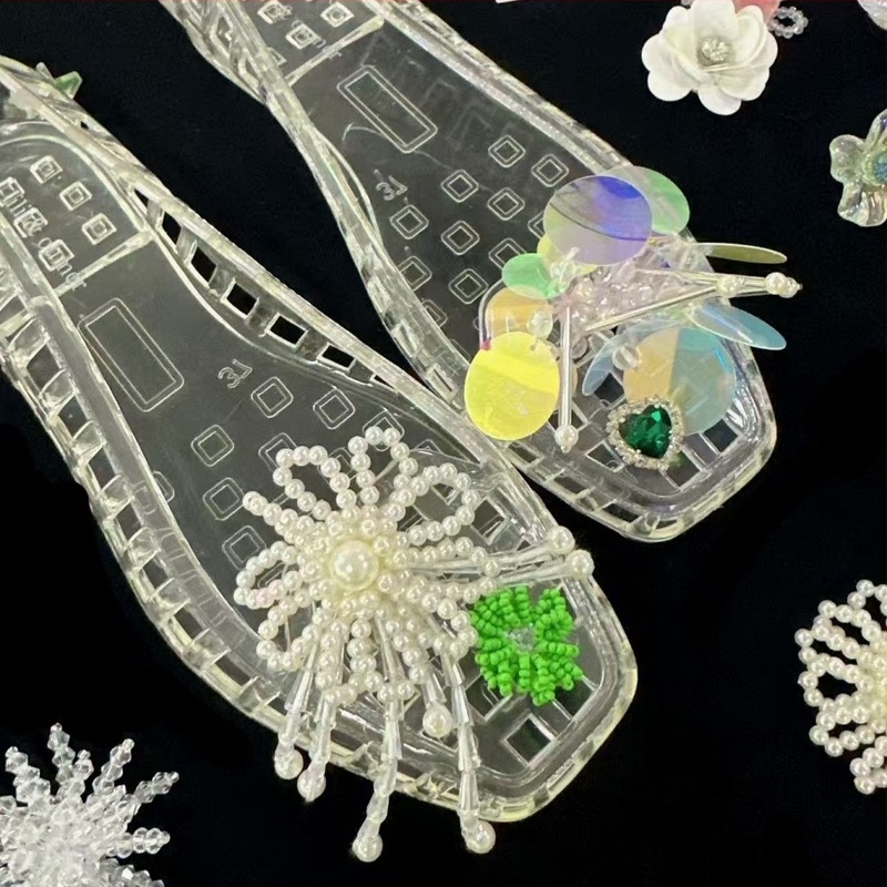 Pantofi crocodil Pantofi cu cristale Pantofi cu jeleu Pantofi crocodil Flori Pantofi cu jeleu Flori decorative pentru pantofi Accesorii DIY Flori pentru pantofi Catarame pentru pantofi