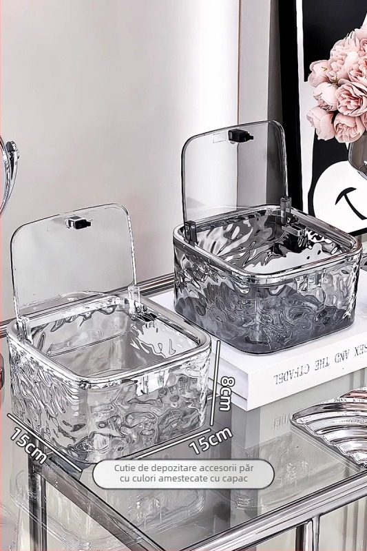 Cutie de depozitare pentru accesorii de păr pentru copii, Agrafe de păr, Bentițe de păr, Bentițe de păr, Cutii de bijuterii pentru fete, Bentițe de cauciuc pentru fete, Bentițe de păr, Agrafe de păr, Agrafe de păr