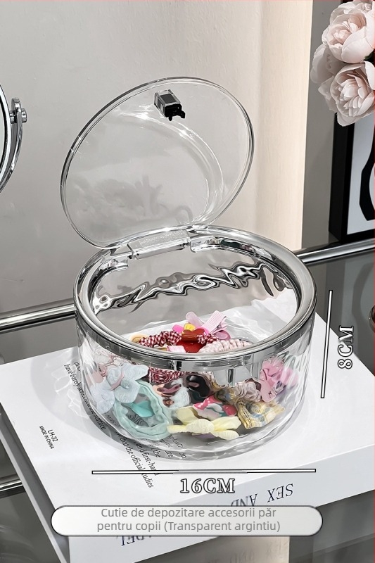 Cutie de depozitare pentru accesorii de păr pentru copii, Agrafe de păr, Bentițe de păr, Bentițe de păr, Cutii de bijuterii pentru fete, Bentițe de cauciuc pentru fete, Bentițe de păr, Agrafe de păr, Agrafe de păr