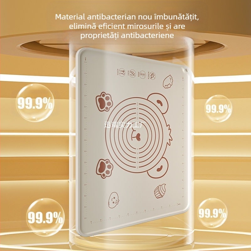 Panou de silicon de calitate alimentară, covor îngroșat, frământare, covor mare pentru aluat, tocator, en-gros, covor antiderapant pentru copt