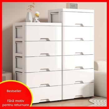 Bibliotecă din plastic cutie de depozitare de mare capacitate, dulap de depozitare pentru dosare, cutie de depozitare pentru dormitor, sufragerie, raft de depozitare pentru gustări cu roți