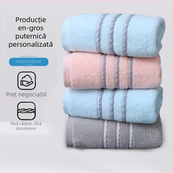 Prosop Gaoyang din bumbac pur pentru uz casnic, prosop individual pentru cupluri, prosop în trei culori, moale și absorbant, prosop integral din bumbac pentru baie