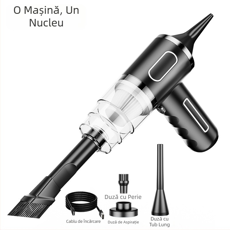 Aspirator portabil wireless portabil pentru mașină, aspirator mare reîncărcabil pentru mașină, mini aspirator transfrontalier