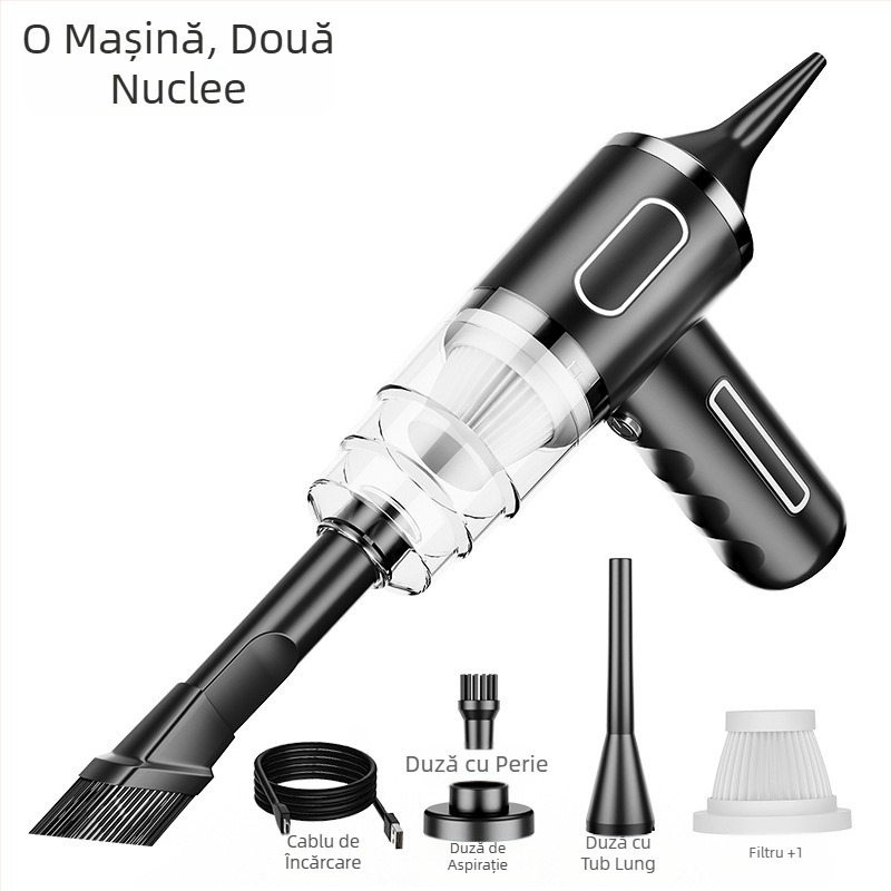 Aspirator portabil wireless portabil pentru mașină, aspirator mare reîncărcabil pentru mașină, mini aspirator transfrontalier