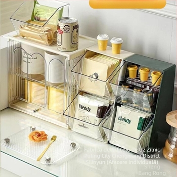 Fabrică capsule cafea depozitare desktop birou ceai cameră bar cutie de afișare gustări urechi-agățat pliculeț de ceai raft de depozitare