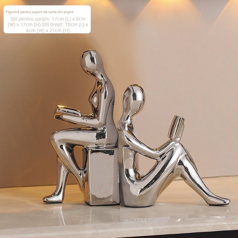Ornamente ușoare de lux, suporturi de cărți moderne și elegante, ornamente cu personaje, decorațiuni pentru sufragerie, televizor, dulap de vinuri, decorațiuni pentru birou și birou