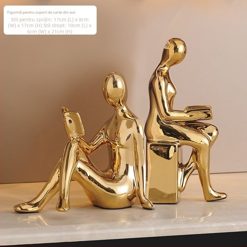 Ornamente ușoare de lux, suporturi de cărți moderne și elegante, ornamente cu personaje, decorațiuni pentru sufragerie, televizor, dulap de vinuri, decorațiuni pentru birou și birou