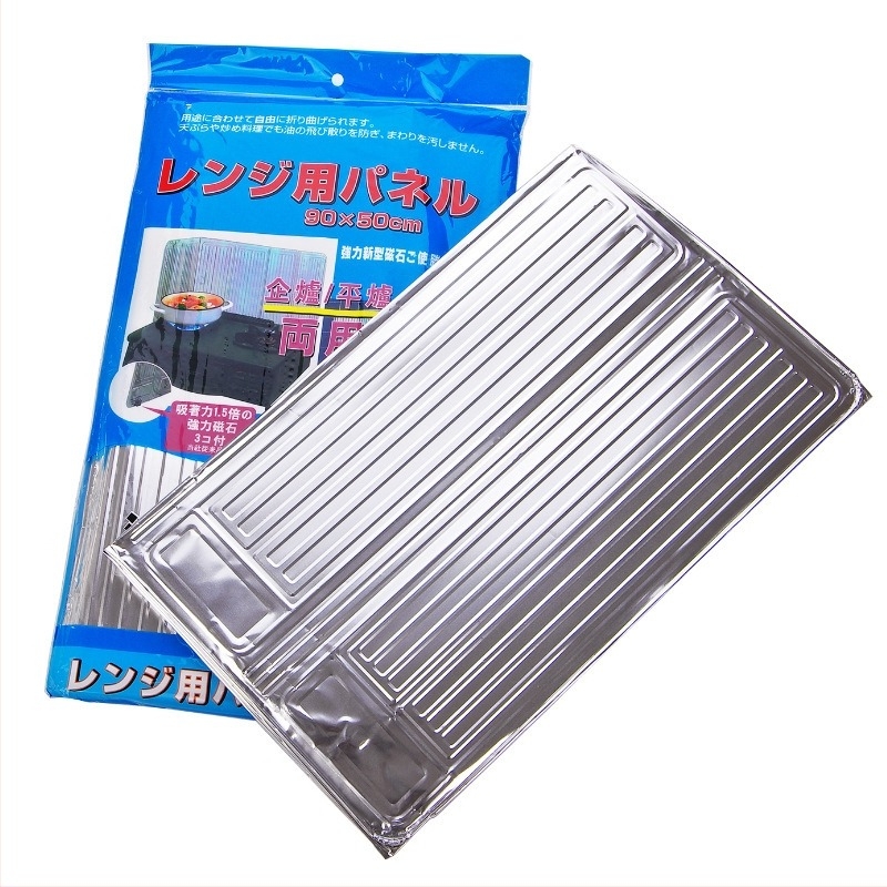 Deflector rezistent la ulei de gătit pentru bucătărie, deflector anti-stropire cu ulei pentru aragaz de uz casnic, placă de izolație termică din folie de aluminiu pentru aragaz pe gaz, placă rezistentă la ulei