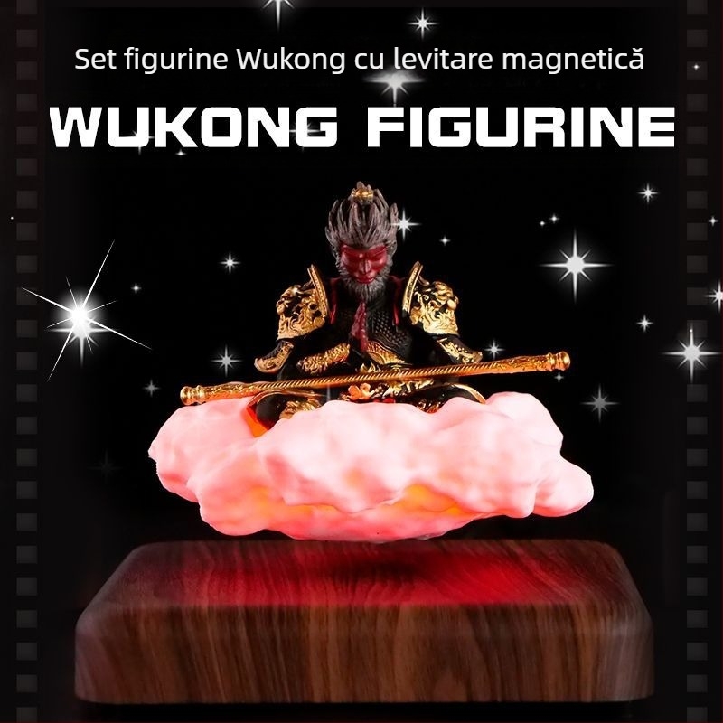 Ornamente de levitație magnetică Black Myth Wukong, jucării lucrate manual pentru iubitul lui Sun Wukong, cadou creativ pentru băieți