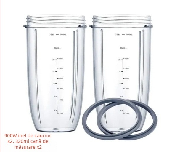 Pentru accesorii cu lame pentru storcător de fructe cu pahar de 900 W, pahare de 32 oz, 24 oz, 18 oz