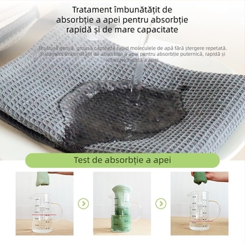 Bucătărie transfrontalieră din bumbac pur, lavetă simplă pentru spălat vase, prosop de ceai tip vafă, șervețel de bucătărie cu patru costume