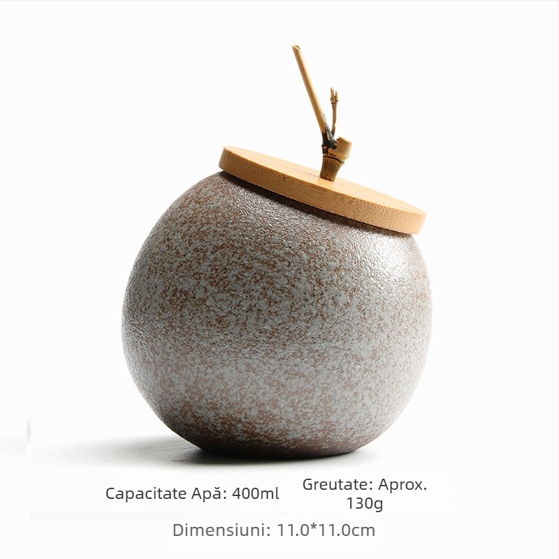 Cutii de ceai, cutii sigilate din ceramică, gresie, dimensiuni mari, cutii de depozitare pentru uz casnic, cutii universale rezistente la umiditate, cutie cadou creativă, ambalaj, cutii de ceai