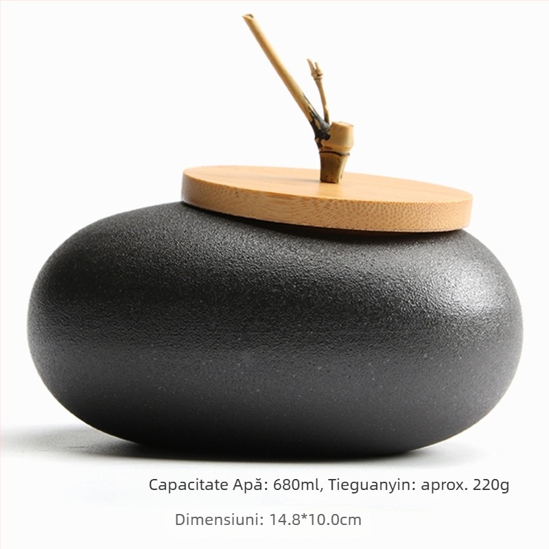Cutii de ceai, cutii sigilate din ceramică, gresie, dimensiuni mari, cutii de depozitare pentru uz casnic, cutii universale rezistente la umiditate, cutie cadou creativă, ambalaj, cutii de ceai