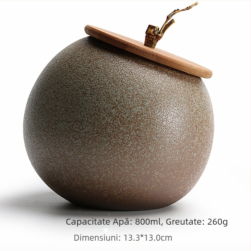 Cutii de ceai, cutii sigilate din ceramică, gresie, dimensiuni mari, cutii de depozitare pentru uz casnic, cutii universale rezistente la umiditate, cutie cadou creativă, ambalaj, cutii de ceai
