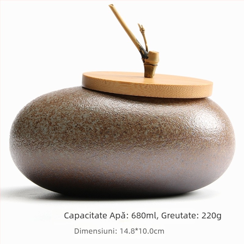 Cutii de ceai, cutii sigilate din ceramică, gresie, dimensiuni mari, cutii de depozitare pentru uz casnic, cutii universale rezistente la umiditate, cutie cadou creativă, ambalaj, cutii de ceai