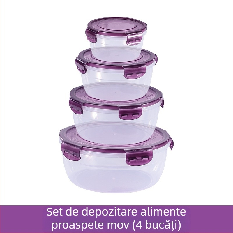 Set de sertare din plastic îngroșat transfrontalier, cutie sigilată de mare capacitate, pentru bucătărie, pentru cuptorul cu microunde