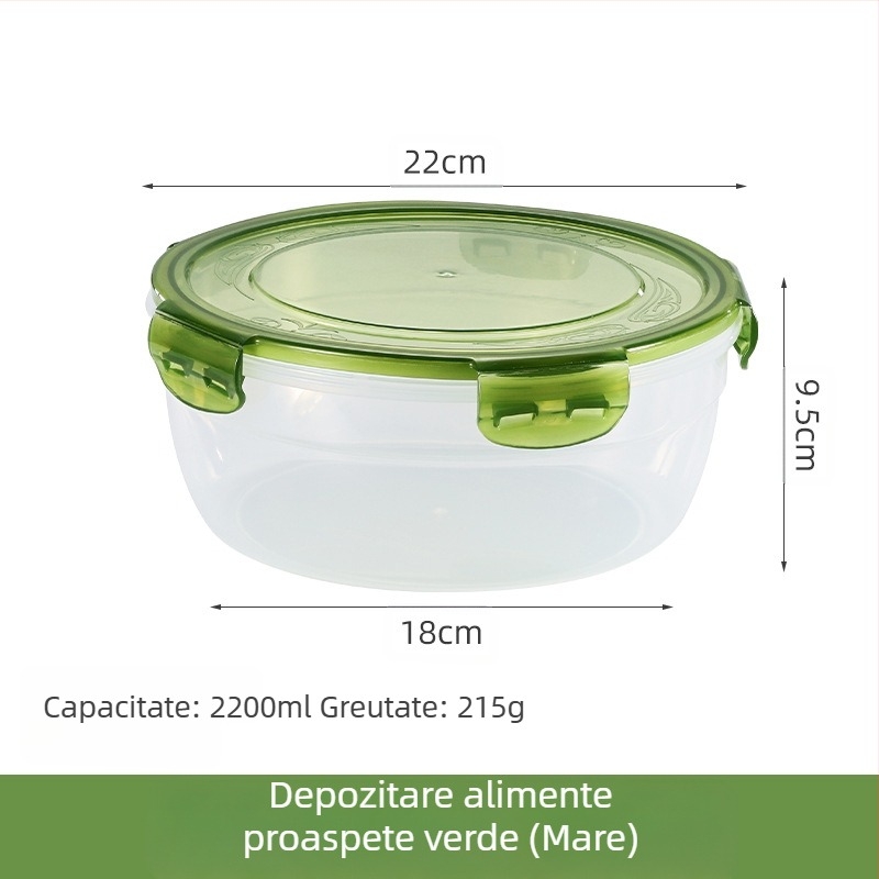 Set de sertare din plastic îngroșat transfrontalier, cutie sigilată de mare capacitate, pentru bucătărie, pentru cuptorul cu microunde