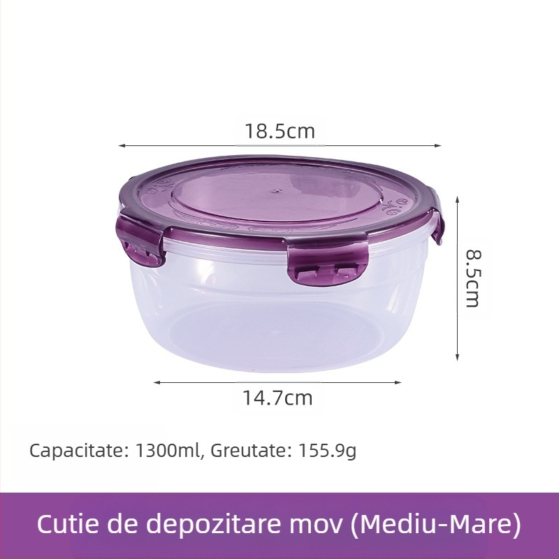 Set de sertare din plastic îngroșat transfrontalier, cutie sigilată de mare capacitate, pentru bucătărie, pentru cuptorul cu microunde