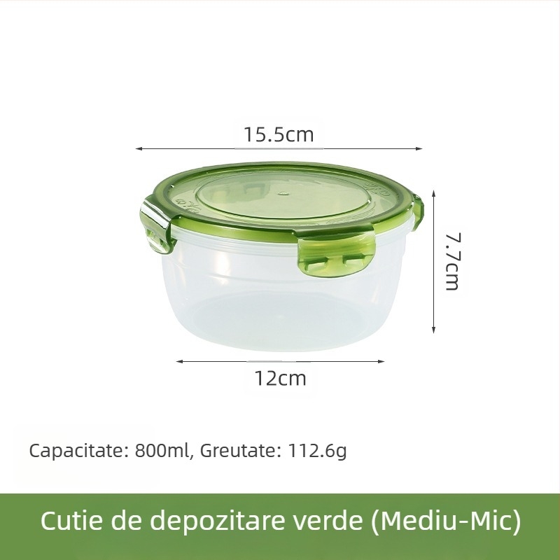 Set de sertare din plastic îngroșat transfrontalier, cutie sigilată de mare capacitate, pentru bucătărie, pentru cuptorul cu microunde