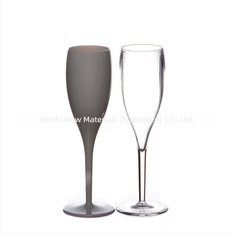 Pahare de șampanie înalte cu dungi, personalizate, creative, din plastic, pentru export, comerț exterior, vânzare fierbinte de la Amazon