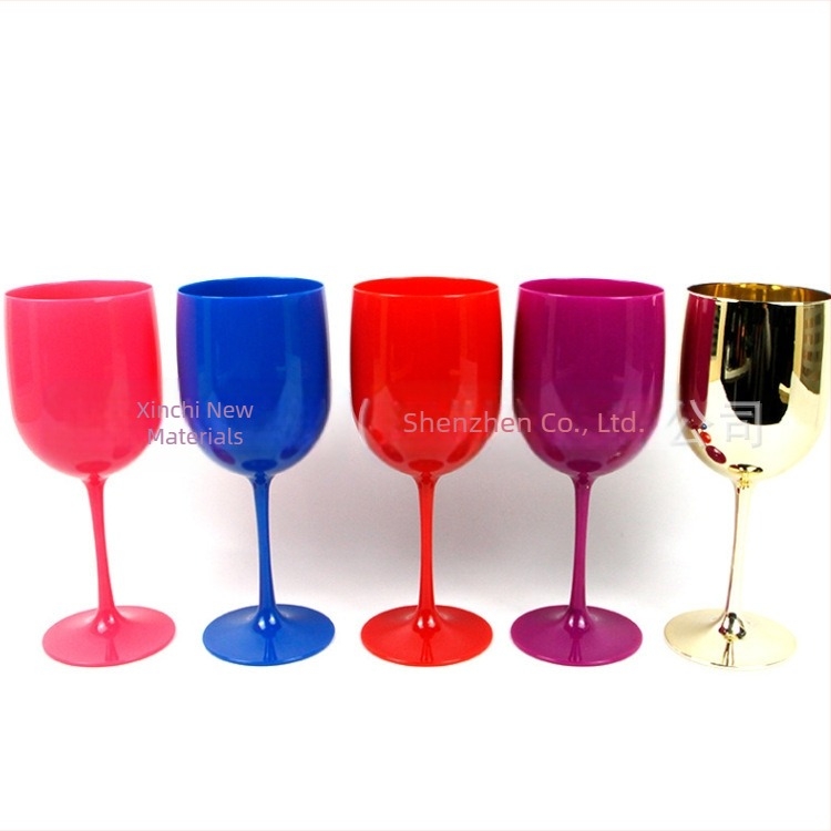 Pahare de șampanie înalte cu dungi, personalizate, creative, din plastic, pentru export, comerț exterior, vânzare fierbinte de la Amazon