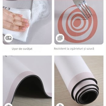 Absorbant, uscare rapidă, noroi de diatomee, covoraș protector pentru chiuvetă, nămol, nămol, bun, rezistent la murdărie, izolație termică, covoraș de bucătărie pentru blat de scurgere