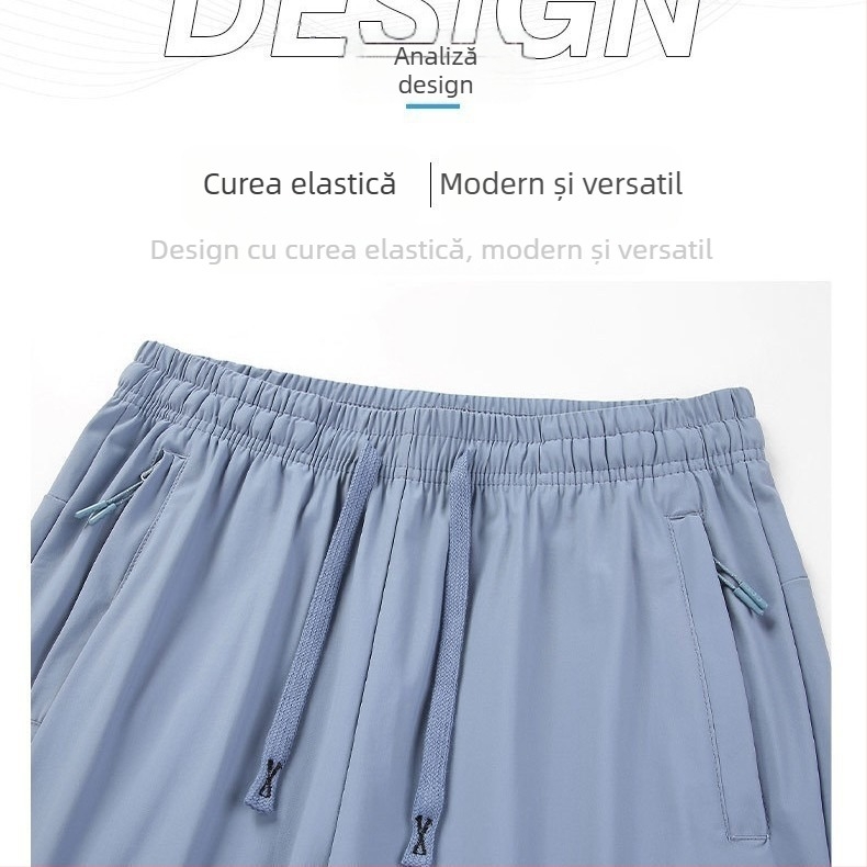 Vara nou modernizat Baggy sprâncene cuplu sport casual vrac respirabil drept-picior Jogger versatil la modă bărbați pantaloni cu uscare rapidă