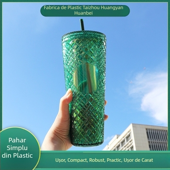 Nouă cană de paie din ratan, la modă, de vânzare, 710 ml, cu capacitate mare, cană de băut pentru interior, multicoloră, opțională, furnizare directă din fabrică