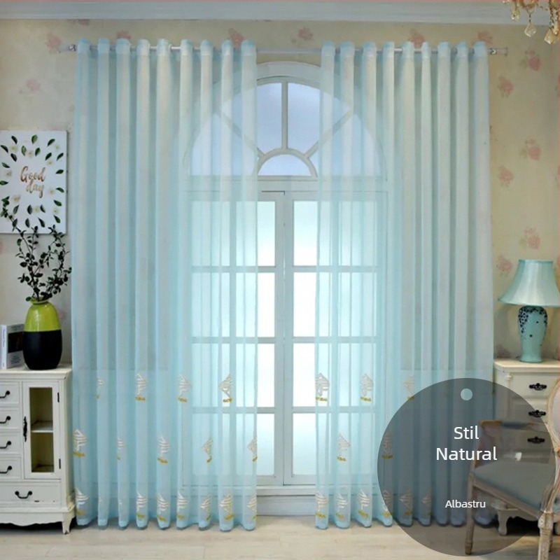 En-gros, perdea de fereastră din dantelă franceză, perdea semi-umbrită pentru living, dormitor, perdea romantică din dantelă albă pentru balcon