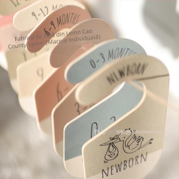 Separator din lemn pentru bebeluși, separator pentru dulap, dormitor, placă de separare pentru haine de bebeluși din lemn