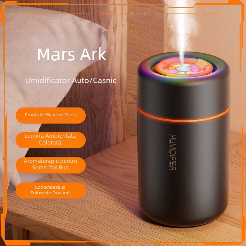 Umidificator acasă apă dormitor mut mamă și copil aromaterapie lumini colorate birou desktop mic mini