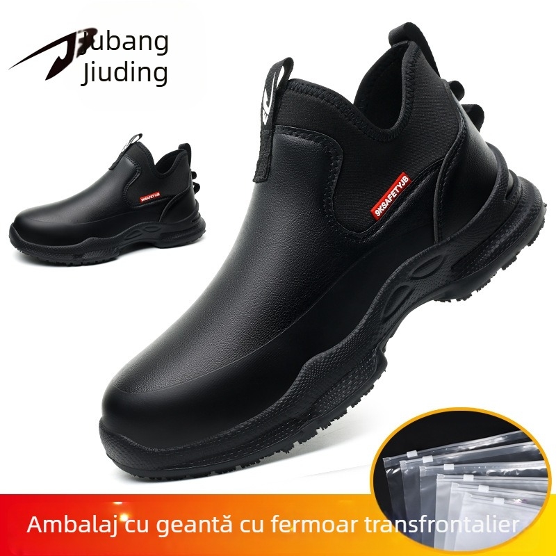 Pantofi de lucru pentru bărbați, en-gros, antiderapanți, rezistenți la ulei, pentru bucătari, pentru patru anotimpuri, universali, ușori, confortabili, cu fund moale, care nu obosesc picioarele