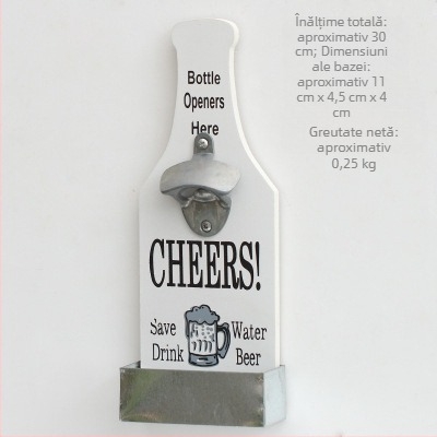 Deschizător de sticle de bere pentru restaurant vechi, magazin de pește la grătar, cutie de depozitare creativă, bar, restaurant, decorațiuni de perete, deschizător de sticle