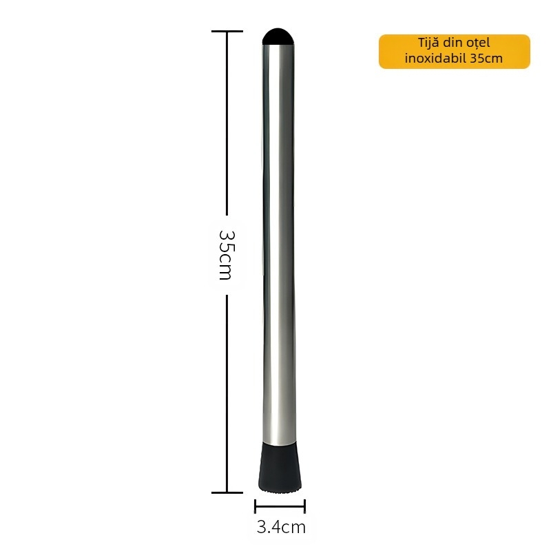 Băț de tasare, băț de zdrobire a gheții, bătut manual, ciocan de lămâie, băț de presare a sucului, zdrobitor de zăpadă, cupă din oțel inoxidabil, ciocan de presare a fructelor, gheață